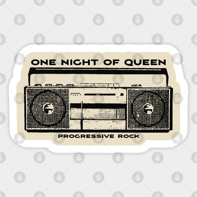 One Night of Queen Sticker by Rejfu Store